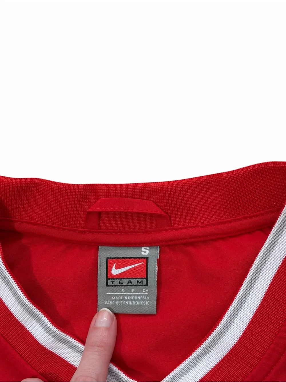 VTG Nike Center Swoosh Ohio State Buckeyes Windbreaker Pullover Mens Small